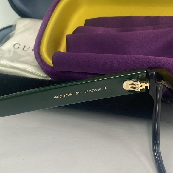 New Authentic Gucci Oversized GG0038ON 011 Eyeglasses - Picture 13 of 13